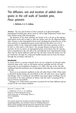 The diffusion, size and location of added silver grains in the cell