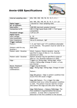 Annie-USB Specifications