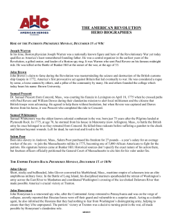 the american revolution hero biographies