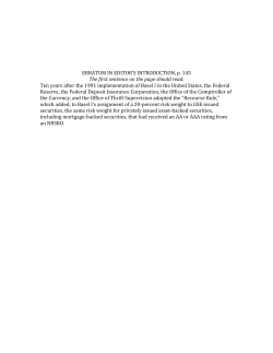 ERRATUM IN EDITOR`S INTRODUCTION, p. 145 The first sentence