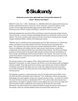 Skullcandy Launches New Lightweight Sport Earbuds With Adaptive