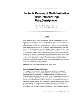 En-Route Planning of Multi-Destination Public