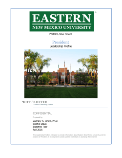 President - Witt/Kieffer