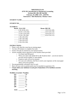 MIDTERM EXAM AFM 102