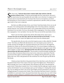 There`s No Greater Love