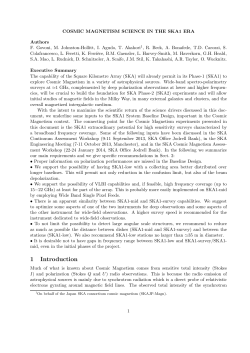 1 Introduction - Indico - Square Kilometre Array