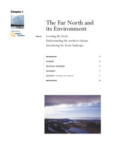 The Far North and its Environment