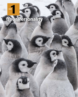 Your Personality - National Geographic Learning