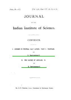 I. STUQlES IN NEUTRAL SALT ACTION. PART 1. DIASTASE. L