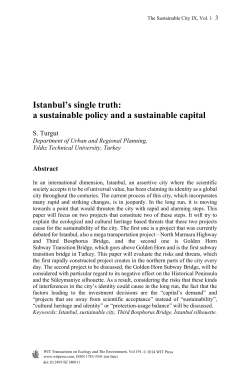 a sustainable policy and a sustainable capital