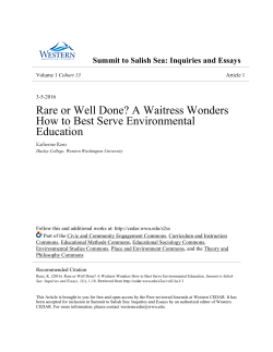 Rare or Well Done? A Waitress Wonders How to Best Serve