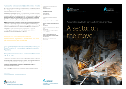 Automotive Industry in Argentina