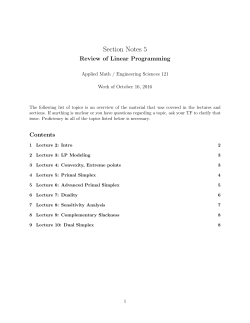 Review 1 - Applied Math 121