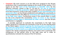 Comment: My main concern is on the 20% error