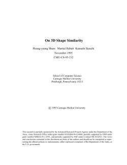 On 3D Shape Similarity