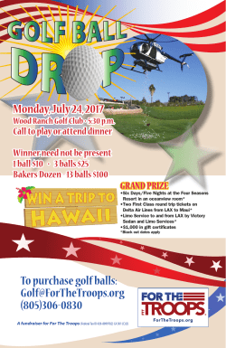 Monday, July 24, 2017 To purchase golf balls