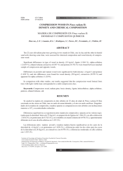 COMPRESSION WOOD IN Pinus radiata II