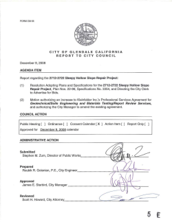 2712 - 2722 sleepy hollow slope repair project