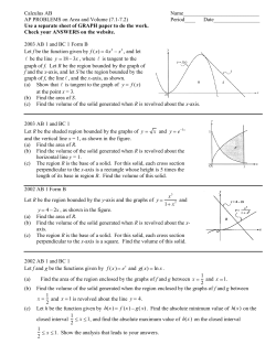 Calculus AB Name____________________________ AP