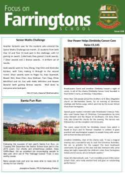 Senior Maths Challenge Santa Fun Run Star Power Helps Dimbleby