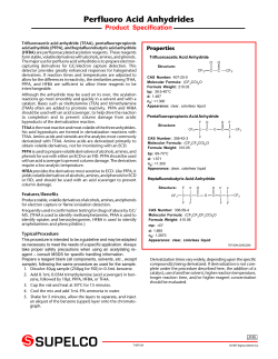 Perfluoro Acid Anhydrides - Sigma