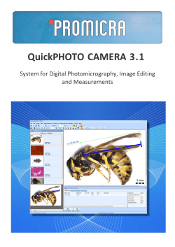 QuickPHOTO CAMERA 3.1 - Meyer Instruments, Inc.