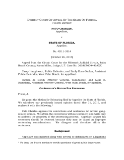 district court of appeal of the state of florida