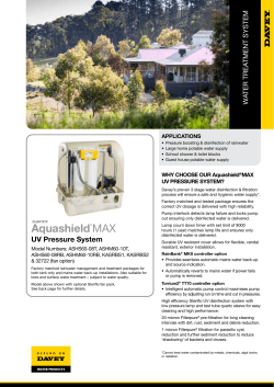 Aquashield&reg;MAX - Davey Water Products