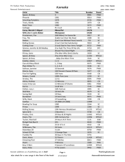 Joint Master Book - Sorted By Artist - 2015-05.xlsx