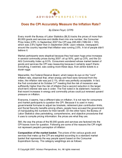 Does the CPI Accurately Measure the Inflation Rate?
