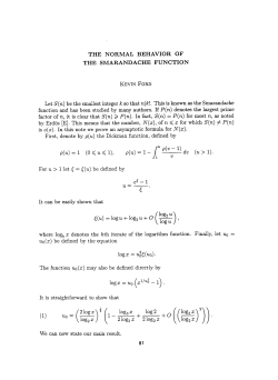 log x = Uo (xl/U~ - 1) . 0 (( 10g3 X ) 2) )