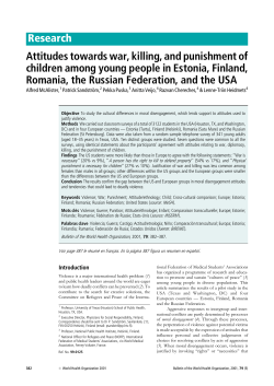79: 382&ndash;387 - World Health Organization