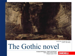 The Gothic novel