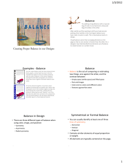 Balance PowerPoint