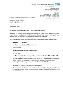 02.13.02 Information Technology - County Durham and Darlington