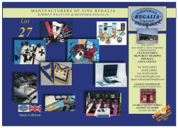 POST FREE - Central Regalia