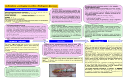 An Annotated Learning Journey within a Kindergarten Classroom