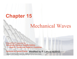 Mechanical Waves - University of Hawaii