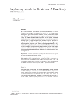 Implanting Outside the Guidelines: A Case Study