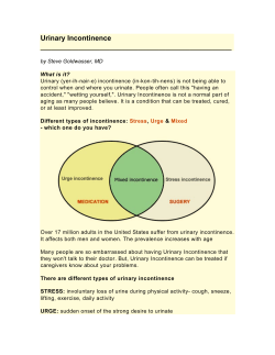 Urinary Incontinence
