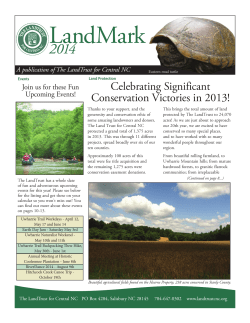 LandMark - The LandTrust for Central North Carolina