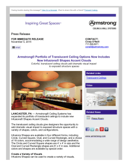 Armstrong&reg; Portfolio of Translucent Ceiling Options Now Includes