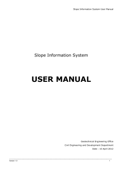 USER MANUAL