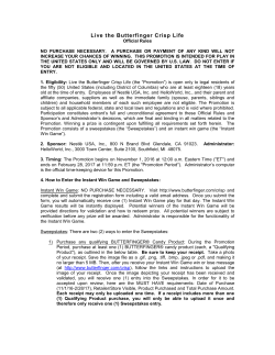 Live the Butterfinger Crisp Life