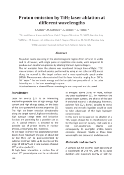Proton emission by TiH2 laser ablation at different wavelengths