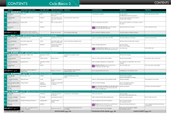 CONTENTS Ciclo B&aacute;sico 2