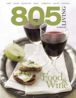 805 Living, September 2008 - Monterey Wine