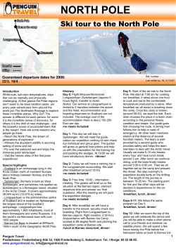 north pole - Penguin Travel