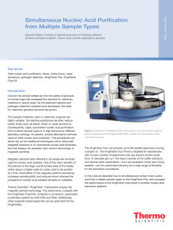 Simultaneous Nucleic Acid Purification from Multiple Sample Types