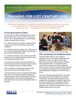 Training for 21st Century Jobs